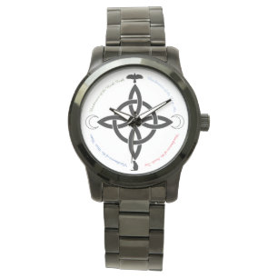 Witches Knot Appelant les 4 coins montre masculine