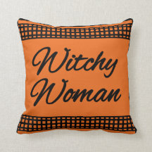 Witchoman Halloween Coussin