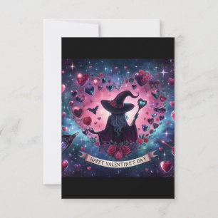 Witcht Heart Love Valentines Day Cartes magiques