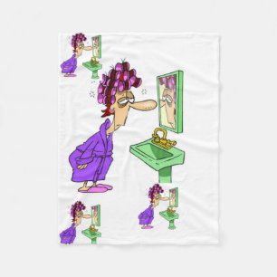 Wite roller dame couverture pour ses jours paresse