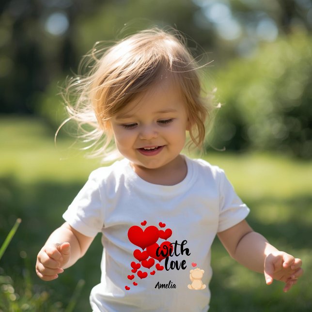 With Love Personalized Toddler T-Shirt (Créateur téléchargé)