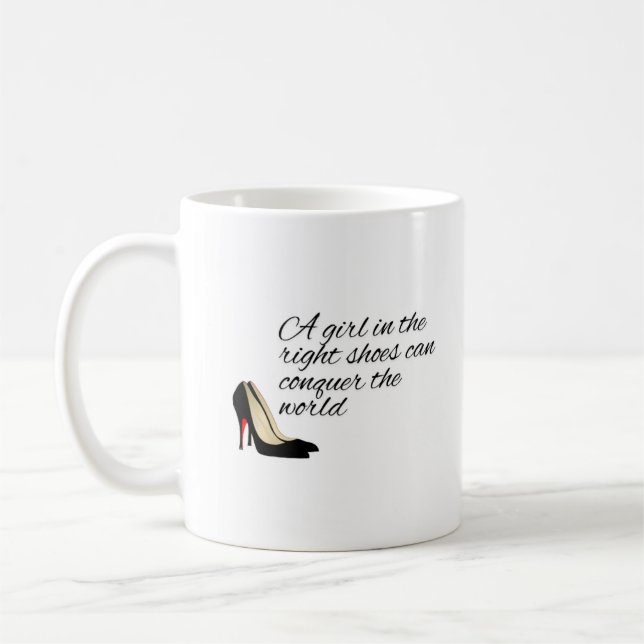With The Right Shoes Mug (Gauche)