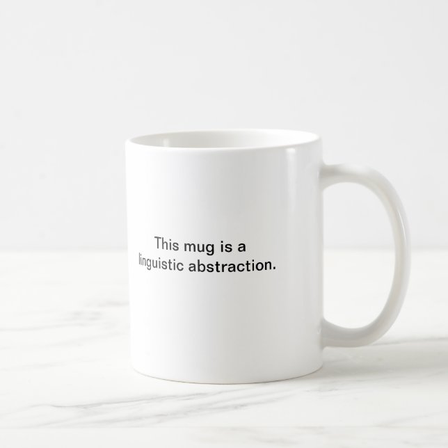 Wittgenstein Abstraction Mug (Droite)