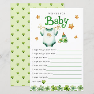 Wives for Baby Irish Baby shower Game Card