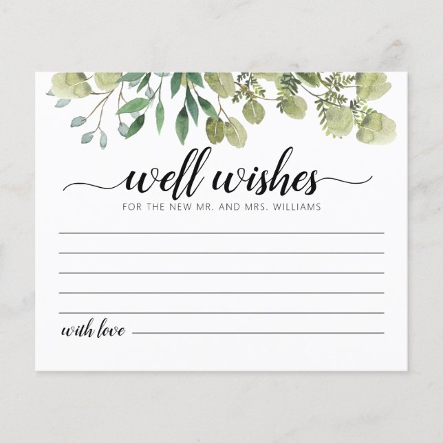 Wives for the Bride and Groom Card (Devant)