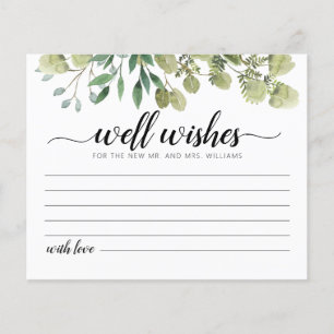 Wives for the Bride and Groom Card