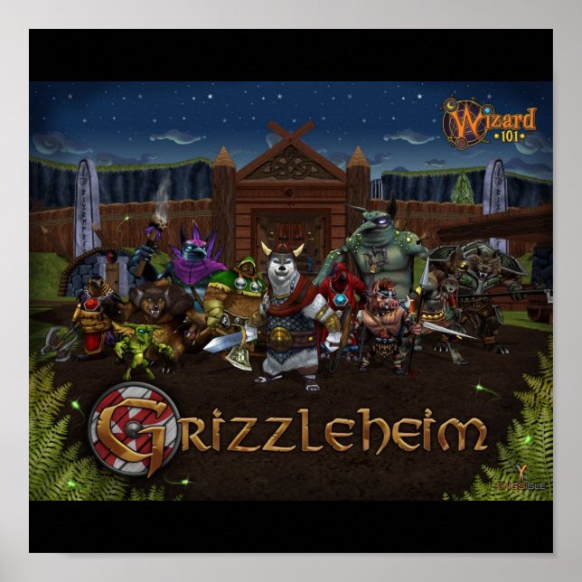 Wizard101 Grizzleheim Poster (Devant)