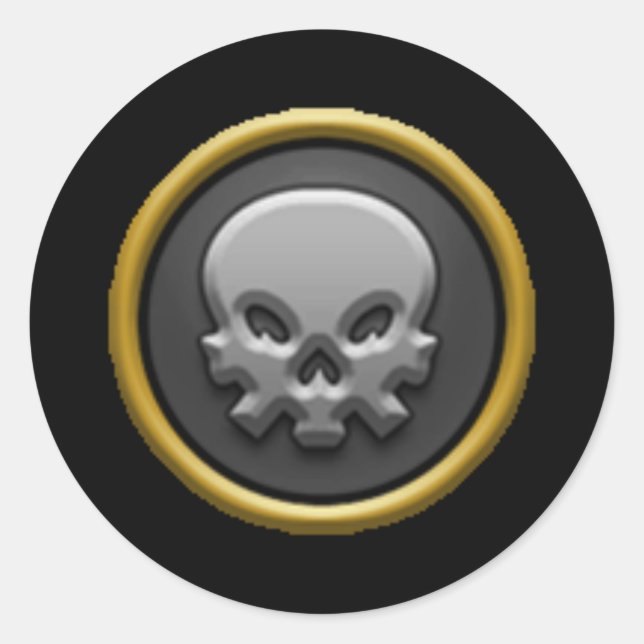 Wizard101 Sticker de l'école de la mort (Devant)