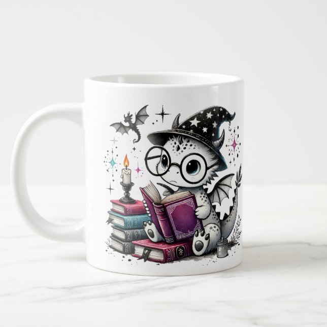 Wizard Dragon Jumbo Mug (Gauche)