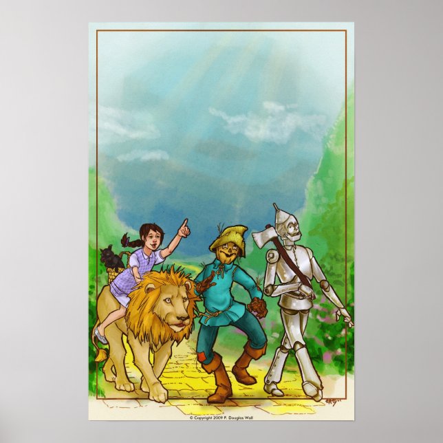 Wizard of Oz Art Poster (Devant)