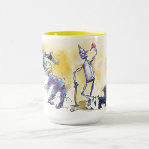 WIZARD OF OZ COFFEE MUG avec Dorothy et des amis