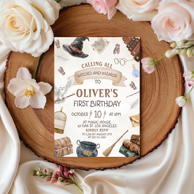 Wizards Birthday Invitation (Créateur téléchargé)