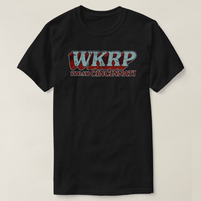 WKRP en T-shirt classique Cincinnati (Design devant)