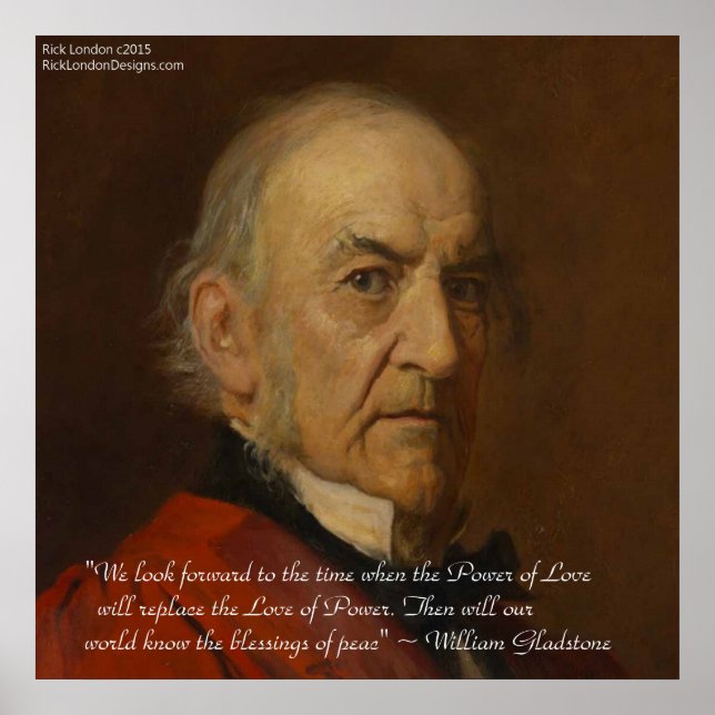 Wm Gladstone & Power Of Love Citation Poster (Devant)