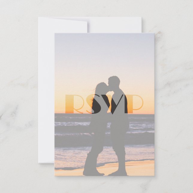 Wo Do - Mariage romantique sur la plage - RSVP (Devant)