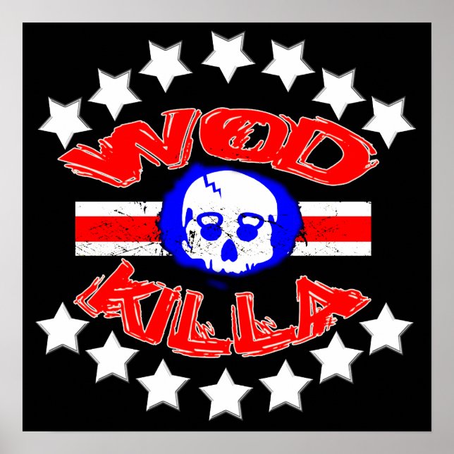 WOD Killa - Poster de crâne Kettle du projet RX (Devant)