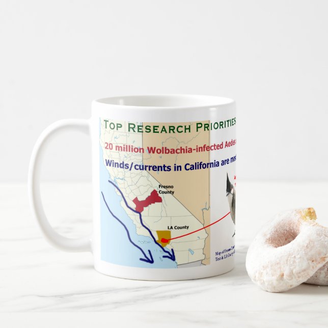Wolbachia Culex Bulbuls Mug par RoseWrites (Avec donut)