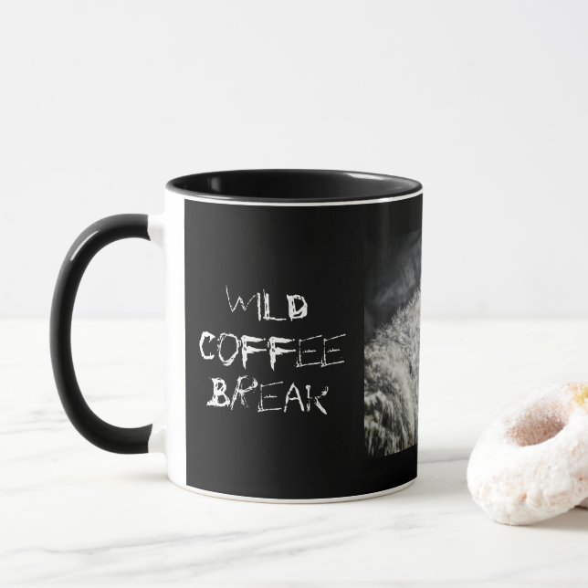 Wolf：Coffee Mug (Avec donut)