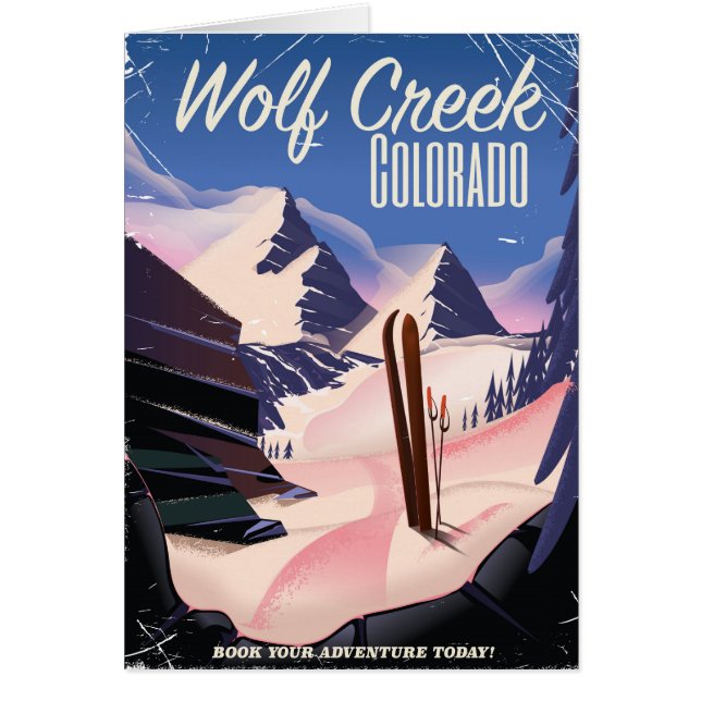 Wolf Creek Colorado Ski poster (Devant)