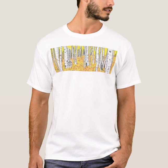 Wolf dans le T-shirt des bois (Devant)
