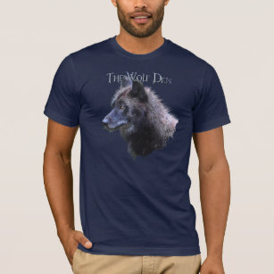 Wolf Den Grey Wolf Head Wildlife T-Shirt