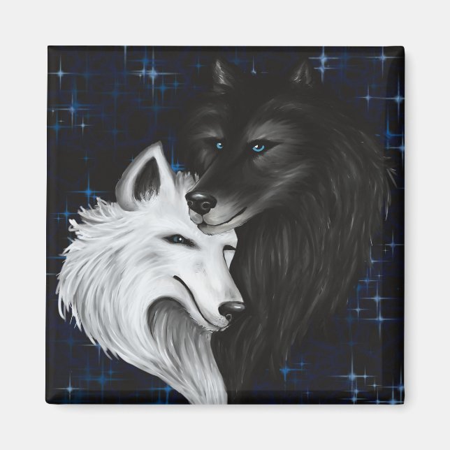 Wolf Heart Magnet - Original (Devant)