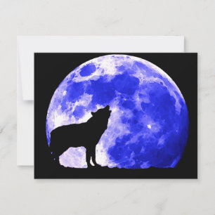 Wolf Howling à Moon