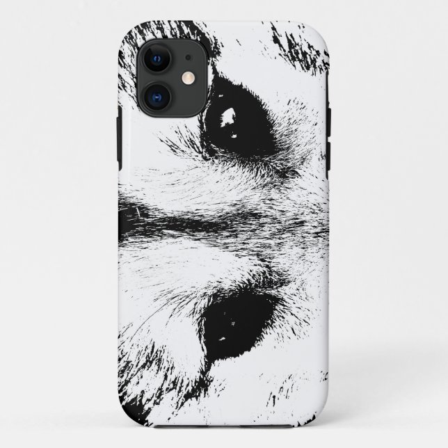 Wolf iPhone 5 Coque Wolf Pup Eyes Coque Wolf Cadea (Dos)