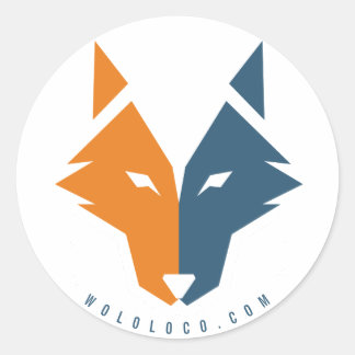 Wolf Loescher - Sticker rond