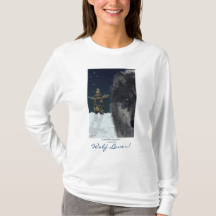 WOLF LOVER~ Loup gris Sweat - shirt à capuche & To