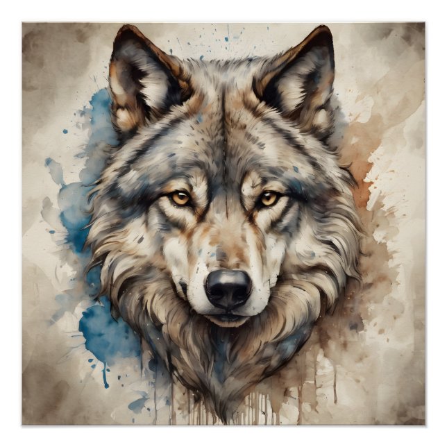 Wolf no 1 Glossy Poster (Devant)
