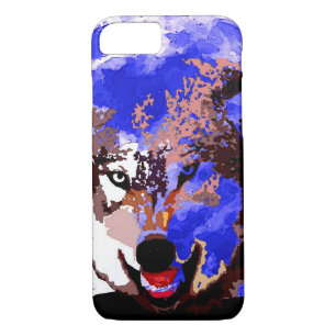 Wolf & Pleine lune iPhone 7 Coque