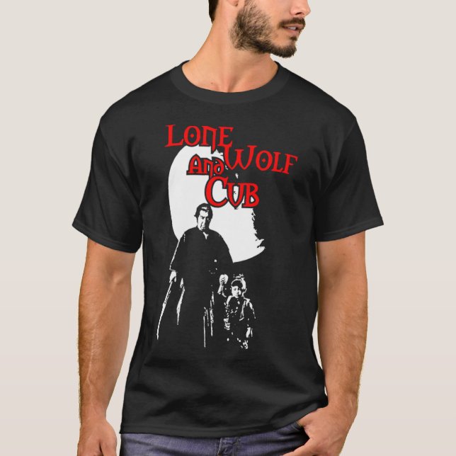 Wolf solitaire et T-shirt essentiel pour l'équipag (Devant)