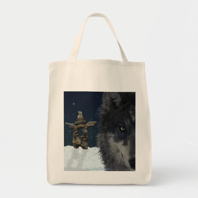 WOLF, STARS & INUKSHUK Collection de sacs de trans (Devant)