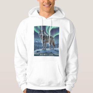 Wolf Sweat - shirt à capuche 🐺 ❄️   Northern Ligh