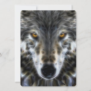 Wolf Woodland Portrait inspirant