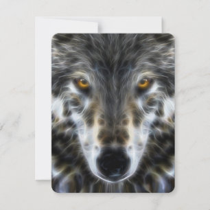 Wolf Woodland Portrait inspirant
