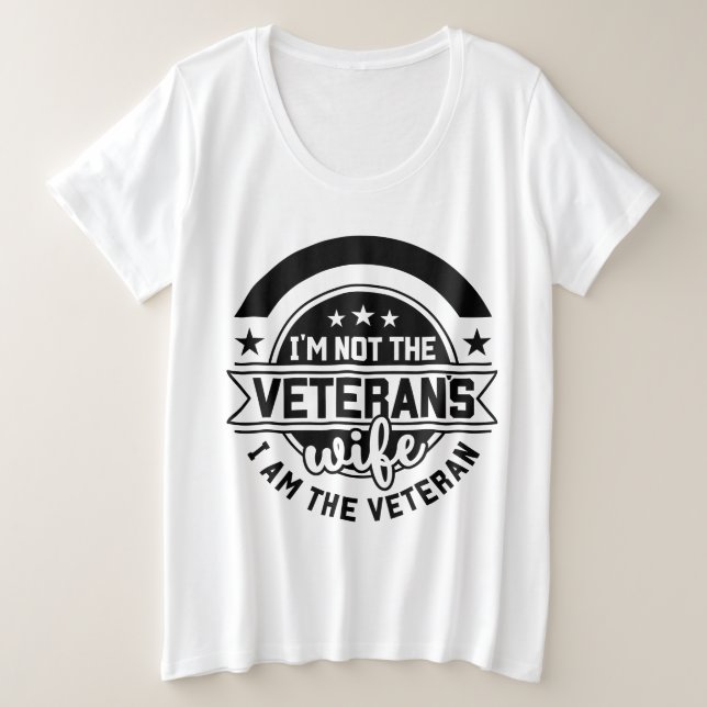 Woman's Army Veteran Proud Military V-Neck (Design devant)