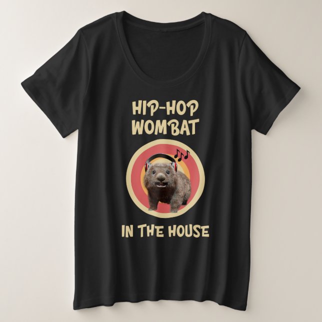 Wombat Hip-hop Drôle dans la Maison (Design devant)