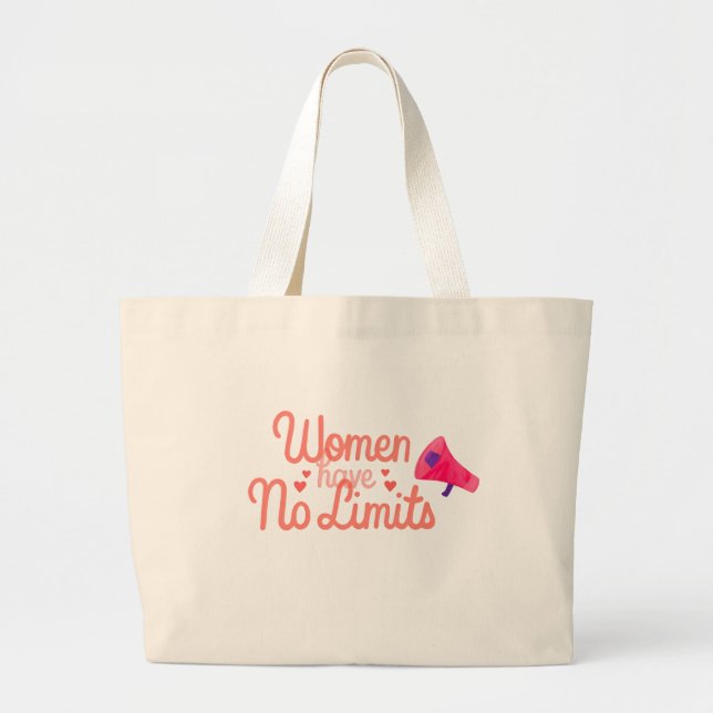 Women Have No Limits Tote Bag (Devant)
