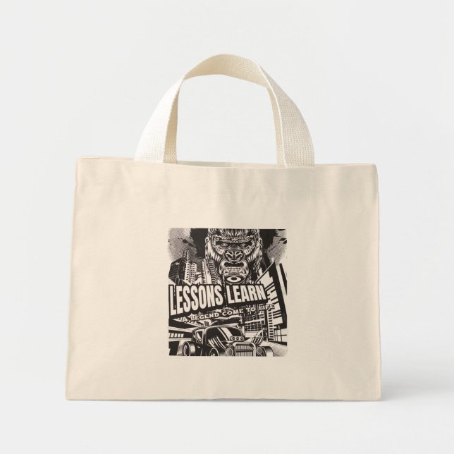 Women Legendary Gorilla Lessons Learn Tote Bag (Devant)