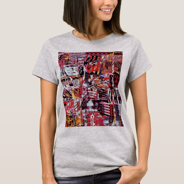 Women’s T-Shirt – Fragmented Pulse (Devant)
