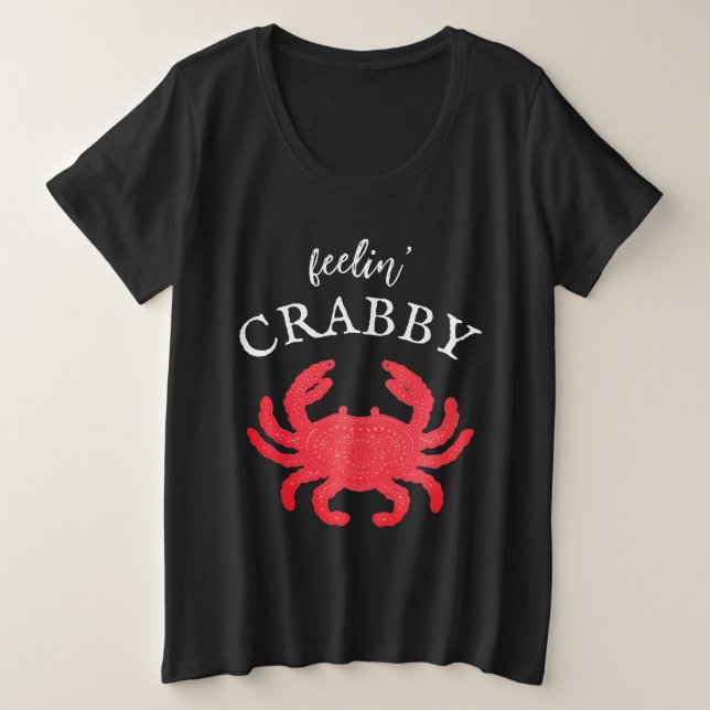 Women's Feelin Crabby T-Shirt (Design devant)