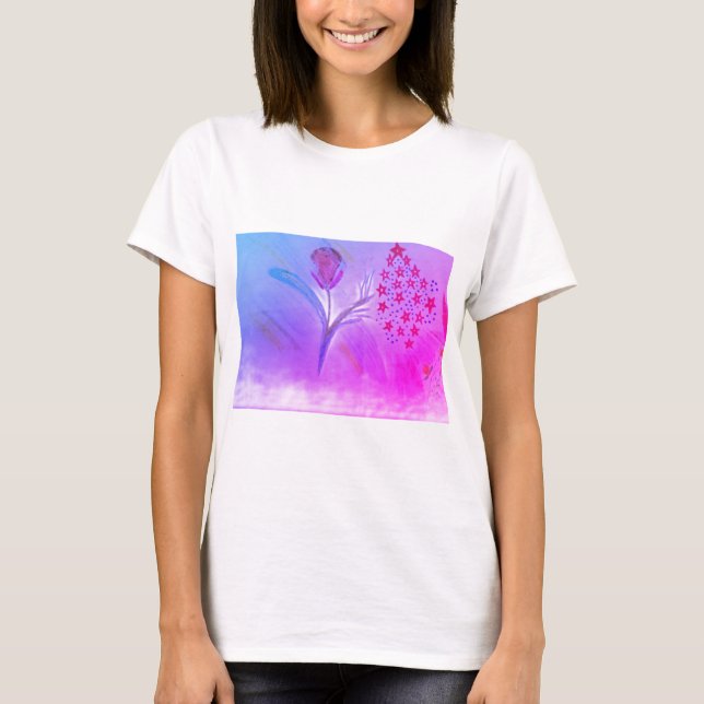 Women's firework fun floral T-Shirt (Devant)
