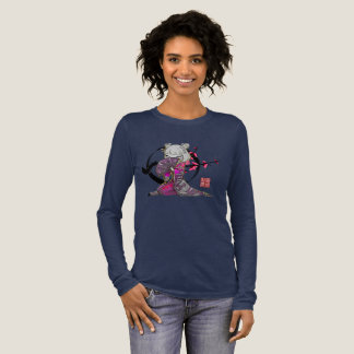 Women's Japanese Geisha Long-sleeved Tshirt 