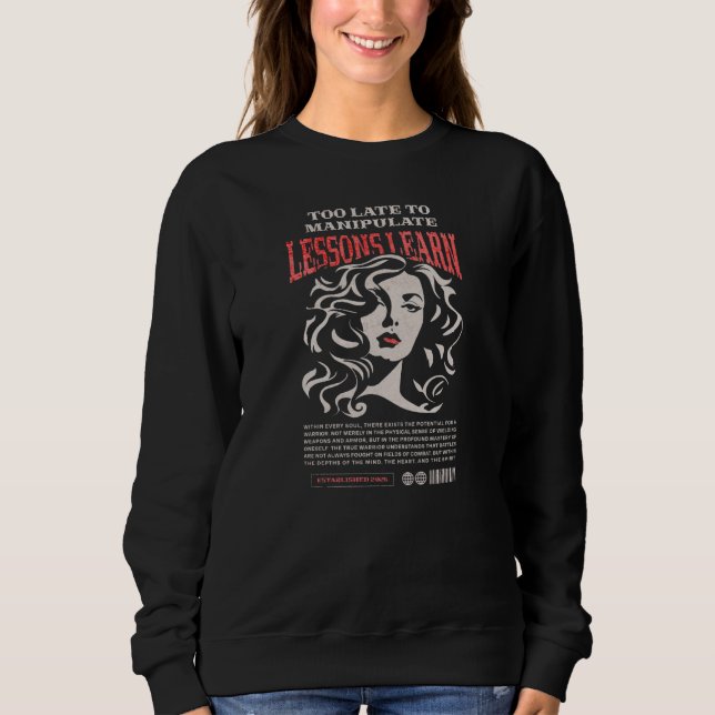 WOMEN'S MANIPULATE LESSONS LEARN SWEATSHIRT  (Devant)