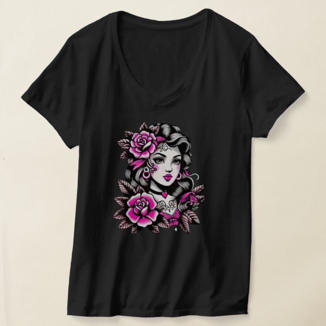 Women's Roses T-Shirt (Poser)