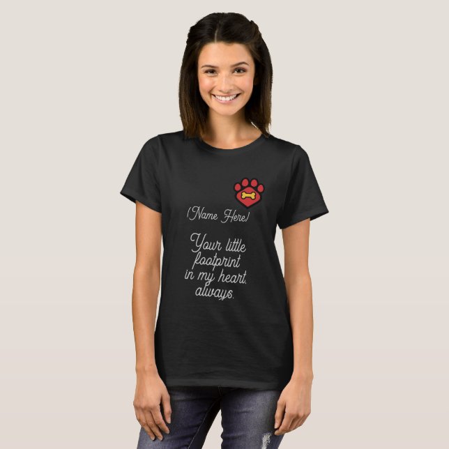 Women's T-Shirt Animal Paw Print (Devant entier)