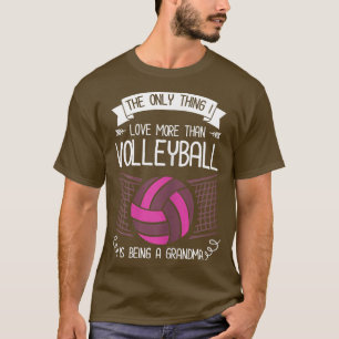 Womens Volleyball Grandma T-Shirt