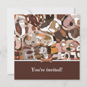 Wonder Chien Anniversaire Fête Invitation